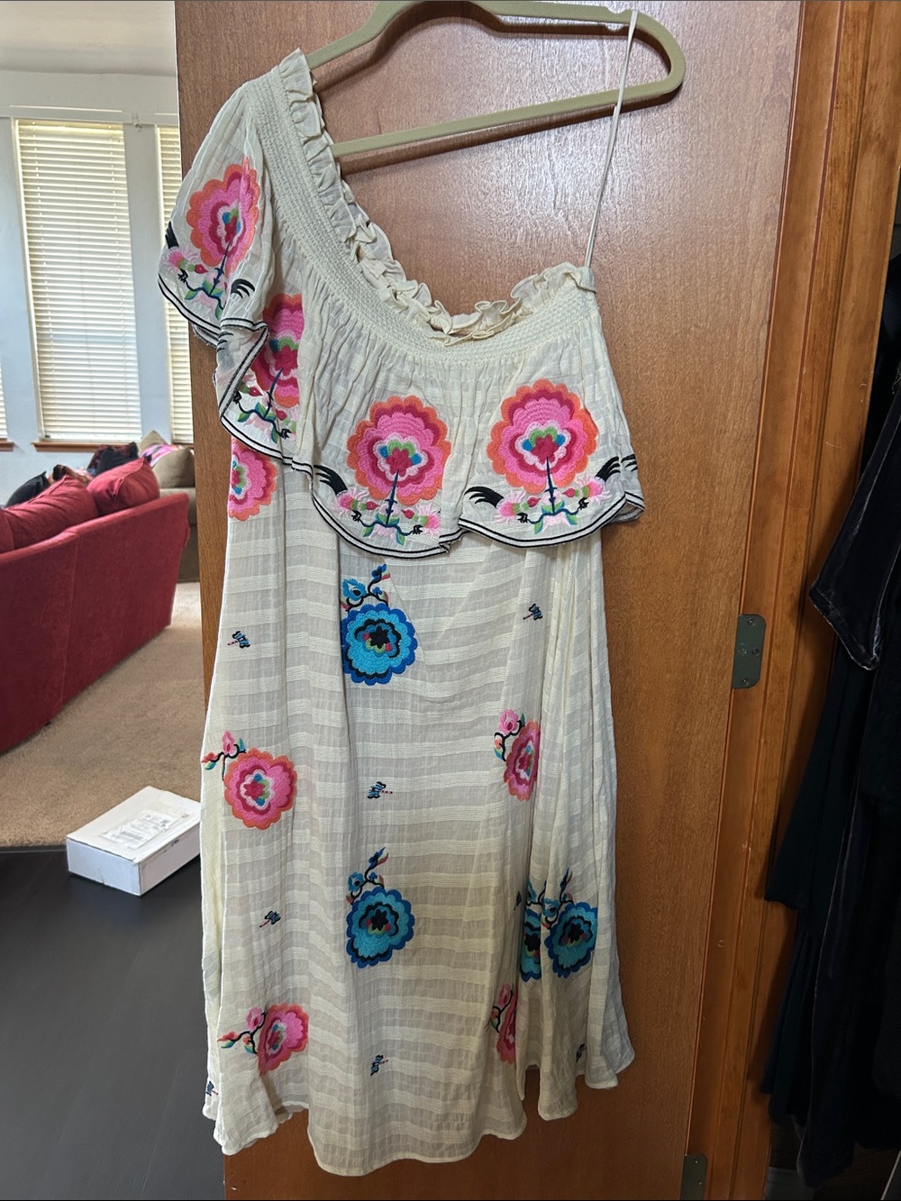 Plenty by Tracy Reese one shoulder floral dress